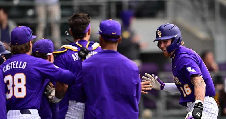 LSU Baseball is headed to Texas for the Frisco College Baseball Classic (Photo: LSU Athletics)